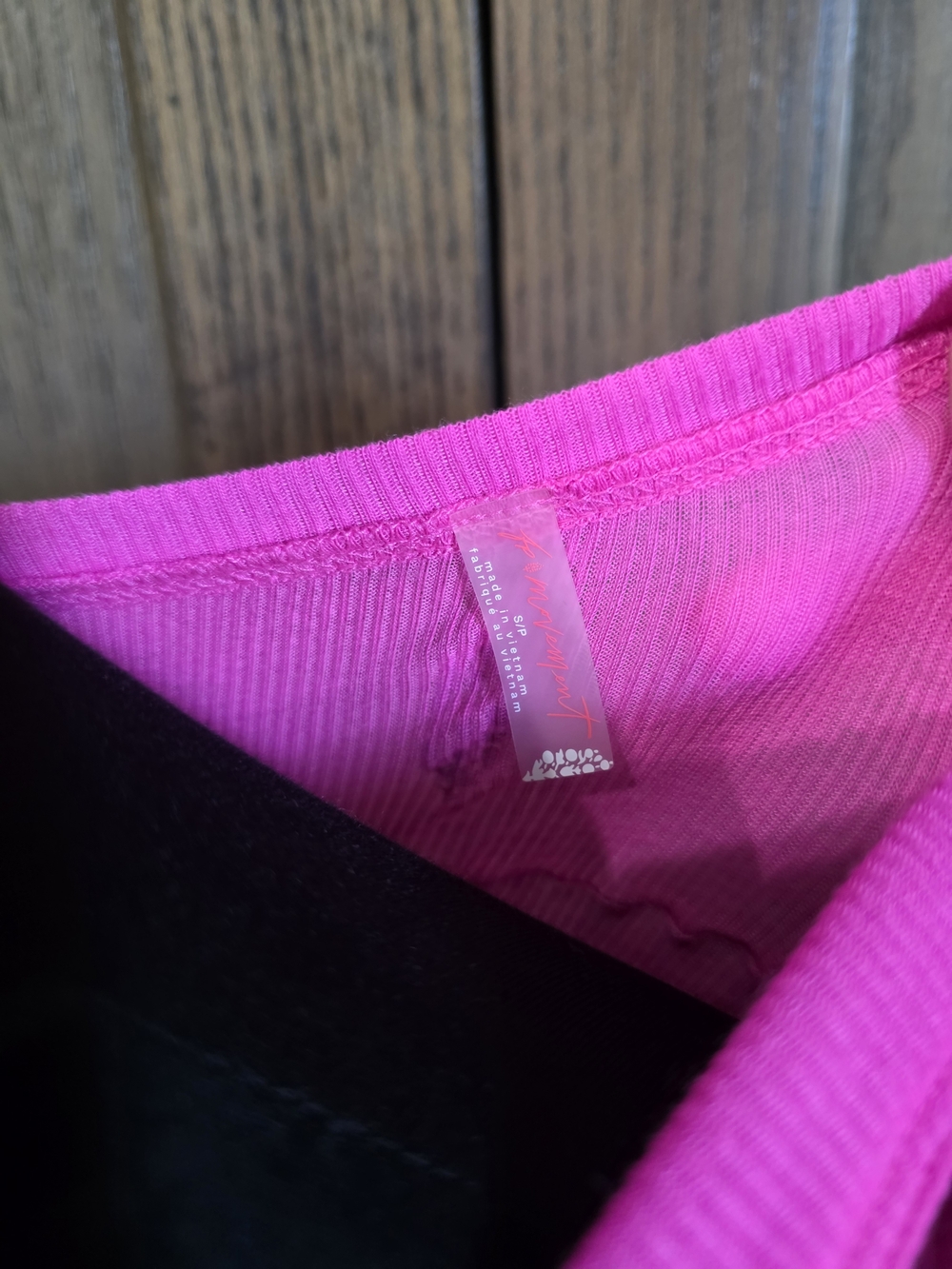 NWT FP Movement Hot Pink Ruffle Trim Tank - Picture 2 of 3